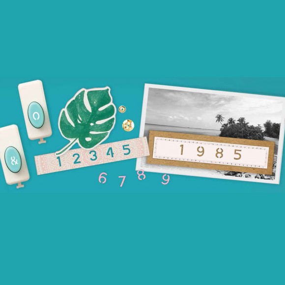 We R Memory Keepers Word Number & Symbol Punch Board - immagine 2