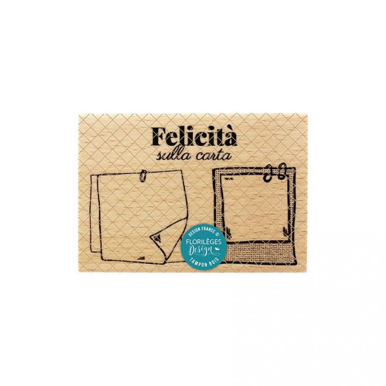 Florileges Design Timbro "Felicità Su Carta"