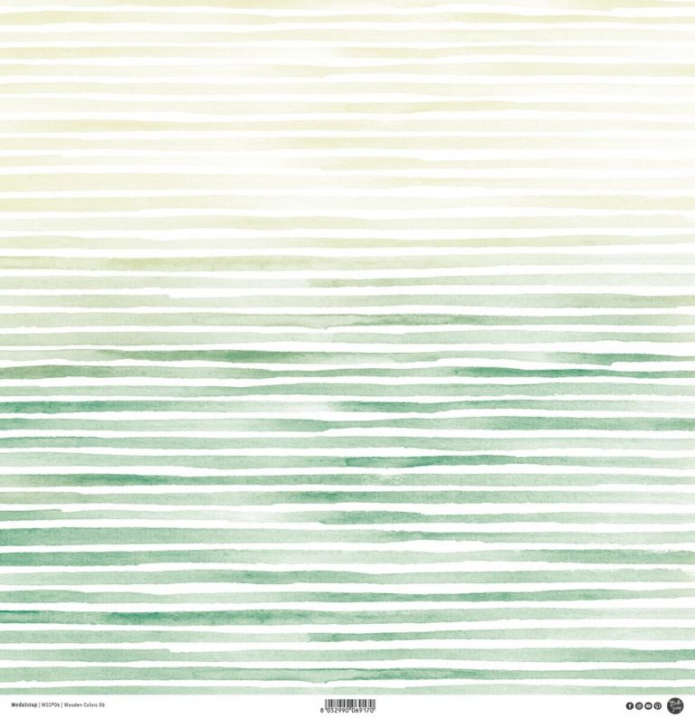 Modascrap Carta 12 x 12" Wooden Colors 06 - immagine 3