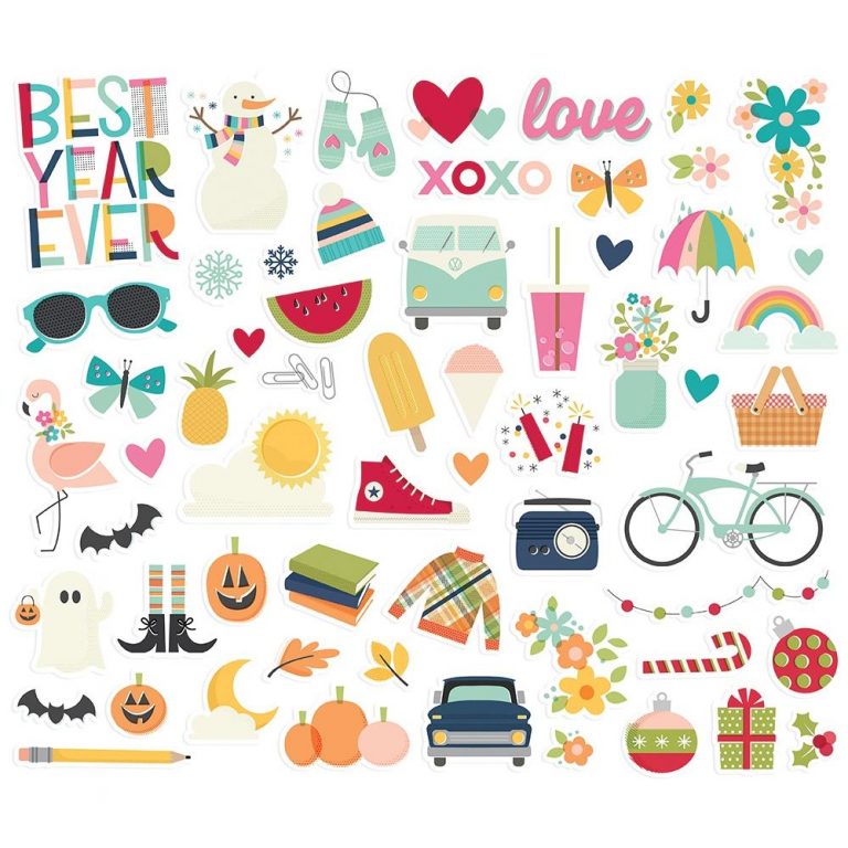Simple Stories Bits & Pieces Best Year Ever - immagine 2