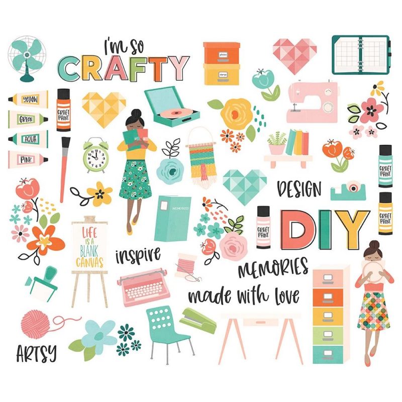 Simple Stories Bits & Pieces Hey, Crafty Girl - immagine 2