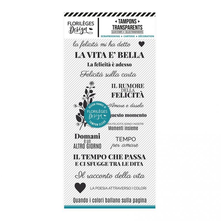 Florileges Design Timbro "Disegnare La Poesia"