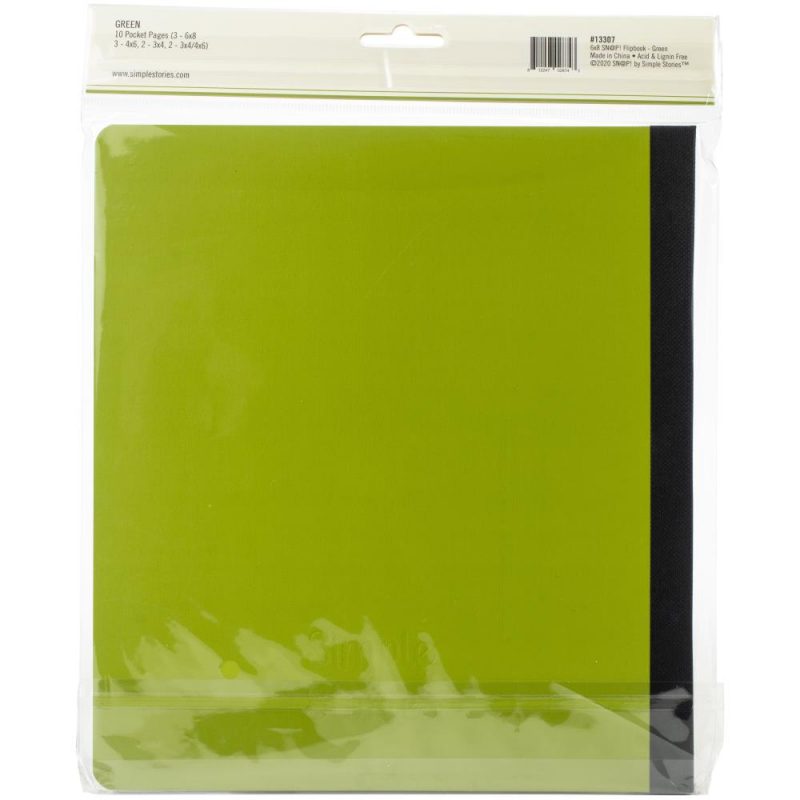 Simple Stories Sn@p! Flipbook 6x8" Green - immagine 2