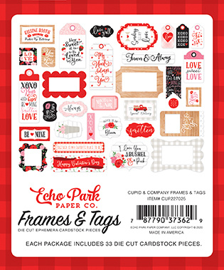 Echo Park Cupid & Co. Frames & Tags - immagine 2