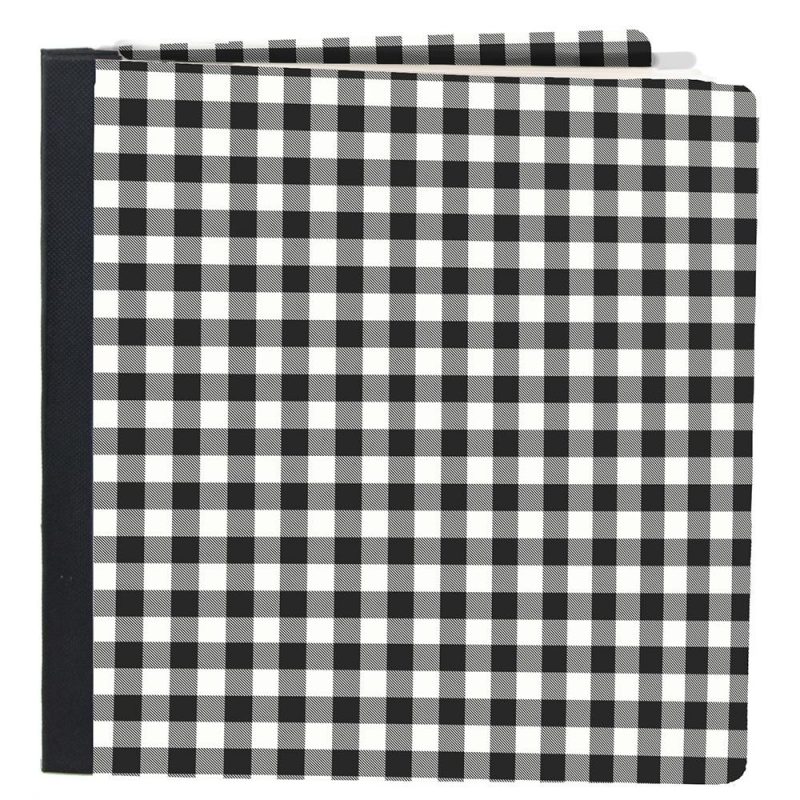 Simple Stories Sn@p! Flipbook 6x8" Black Buffalo Check