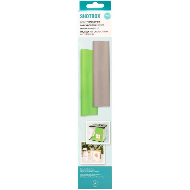 We R Memory Shadow Box We R Memory Keepers ShotBox Infinity Backdrops Greenscreen & Gray ...