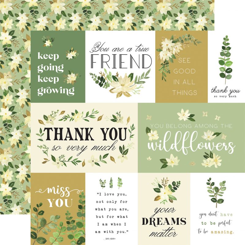 Carta Bella Flora 4 12x12" Paper Pad - immagine 5