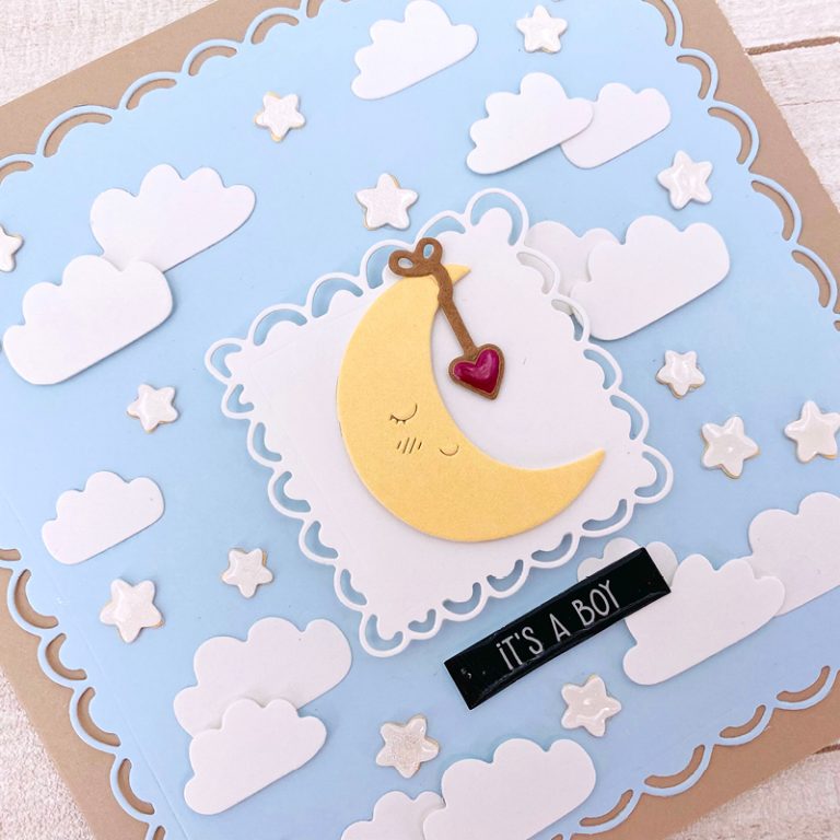 Modascrap Sentiment Strips New Baby Black - immagine 2