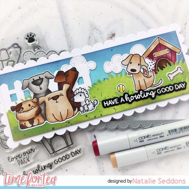 Time For Tea Timbro Dog Gone Mutts - immagine 2