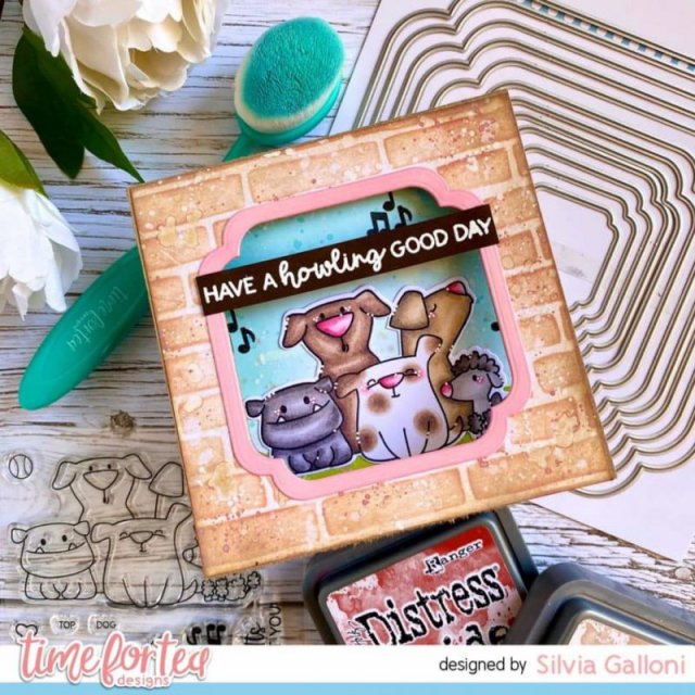 Time For Tea Timbro Dog Gone Mutts - immagine 3