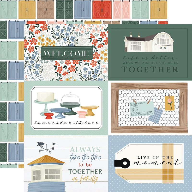 Carta Bella Farmhouse Summer 6x6" Paper Pad - immagine 2