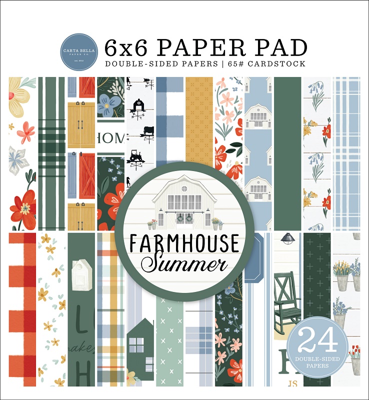 Carta Bella Farmhouse Summer 6x6" Paper Pad
