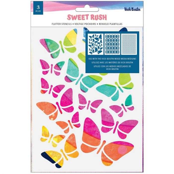 American Crafts Stencil Sweet Rush