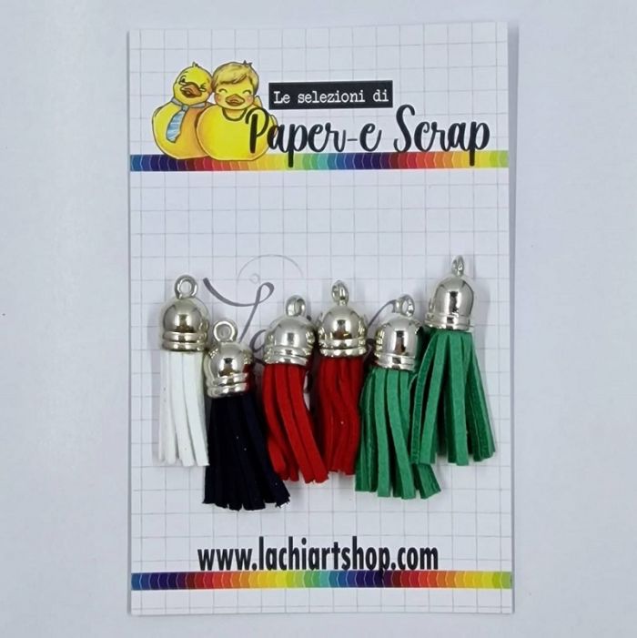 Paper-e Scrap Tassels 6pz Christmas