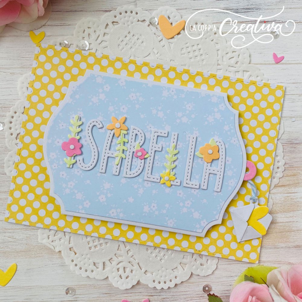 La Coppia Creativa Fustella Alfabeto Con Cuciture Maiuscolo - immagine 2