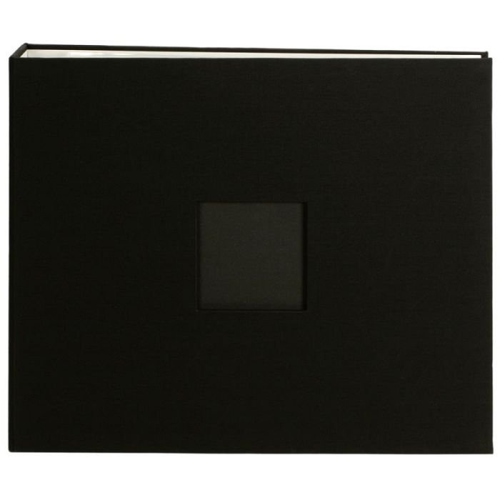 American Crafts D-Ring Cloth Album 12x12" Black