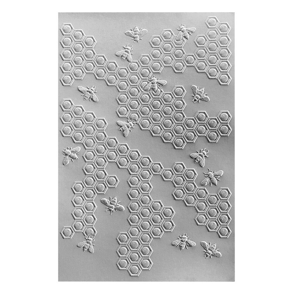 Spellbinders Bee-Cause 3D Embossing Folder