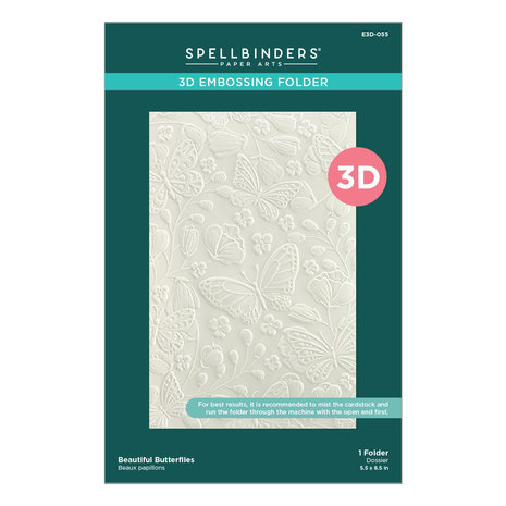 Spellbinders Beautiful Butterfly 3D Embossing Folder - immagine 3