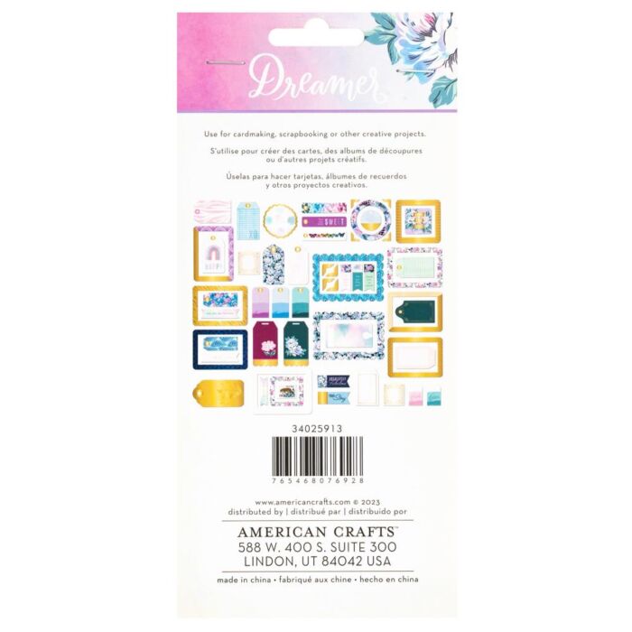 American Crafts Dreamer Ephemera Journaling - immagine 2