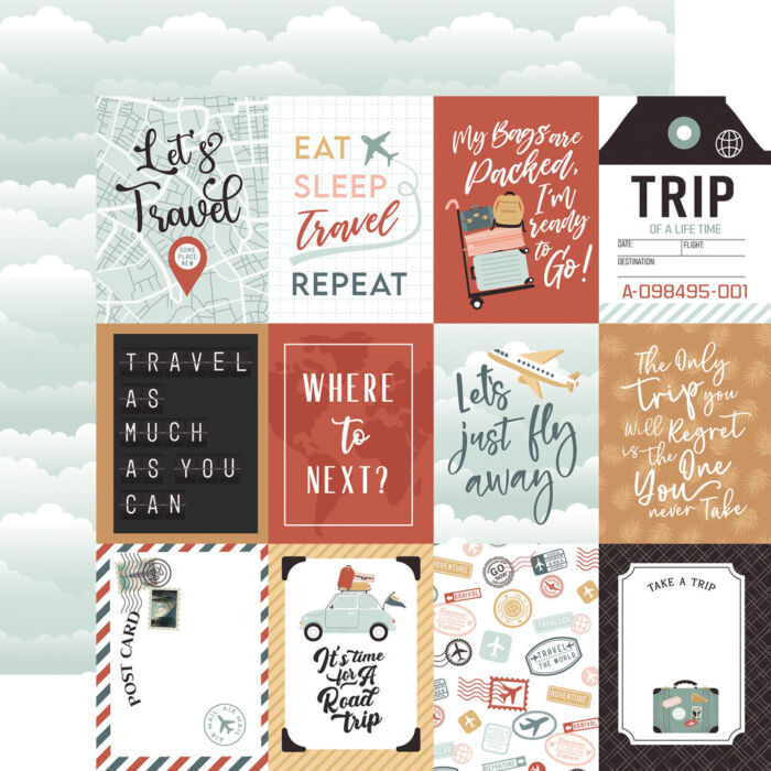 Echo Park Let's Take The Trip 12x12" Collection Kit - immagine 3