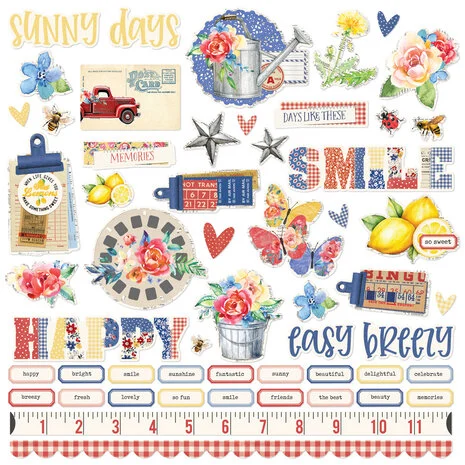 Simple Stories Simple Vintage Linen Market 12x12 Collection Kit - immagine 2