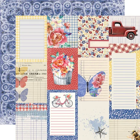 Simple Stories Simple Vintage Linen Market 12x12 Collection Kit - immagine 4