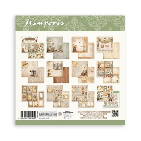 Stamperia Paper Pack 12x12 Golden Harmony - immagine 5